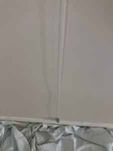Hanging wallpaper mural