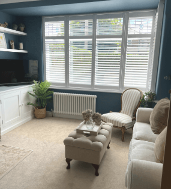 Why we chose shutters for our bay windows